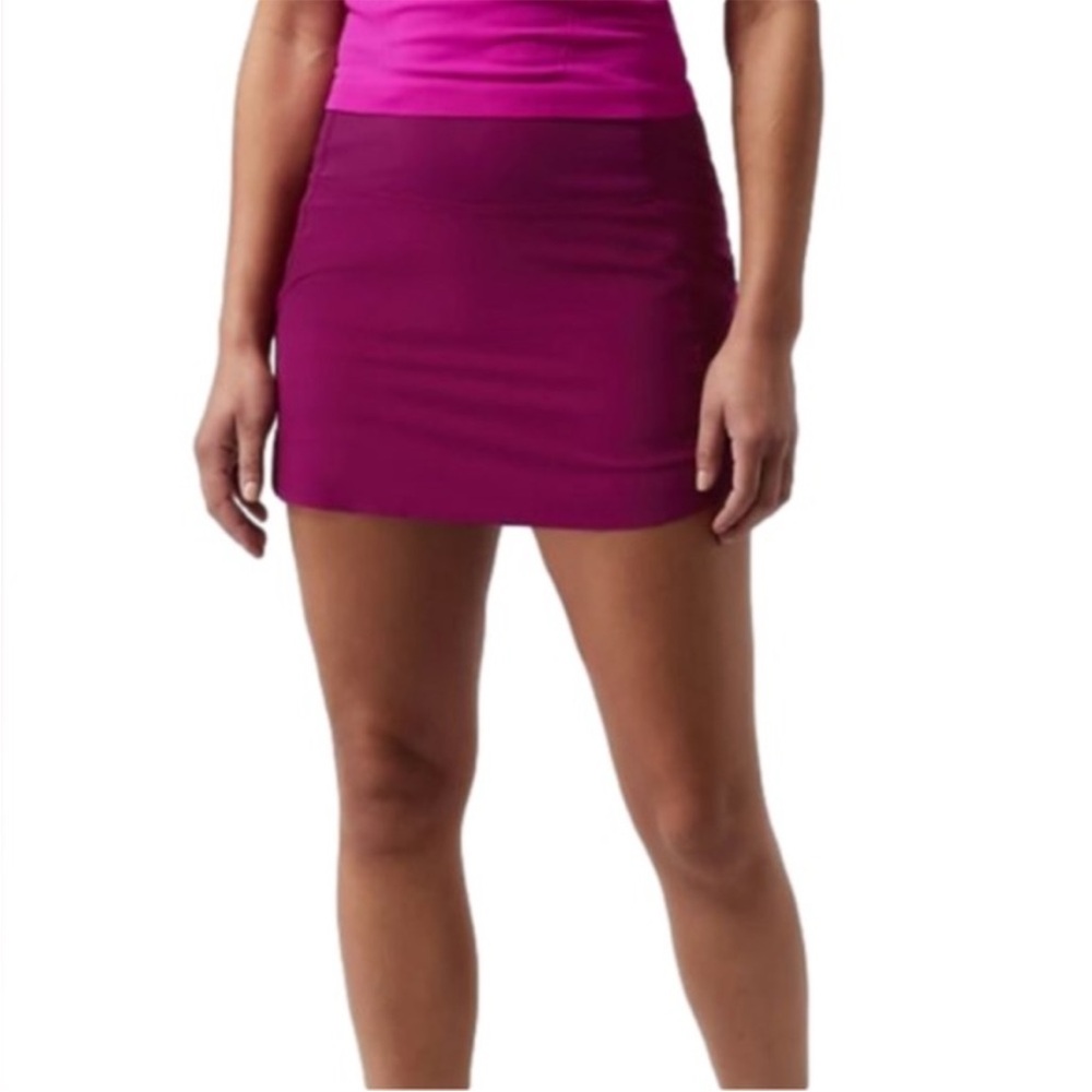 Athleta Run With It 16” Skort in magenta pink M - Picture 1 of 8
